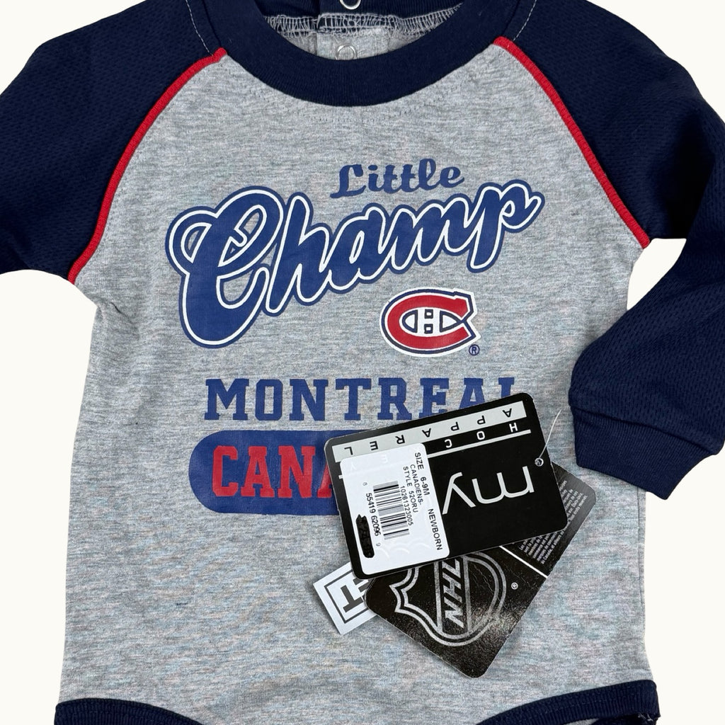 Body manches longues Montreal Canadiens - 9 mois