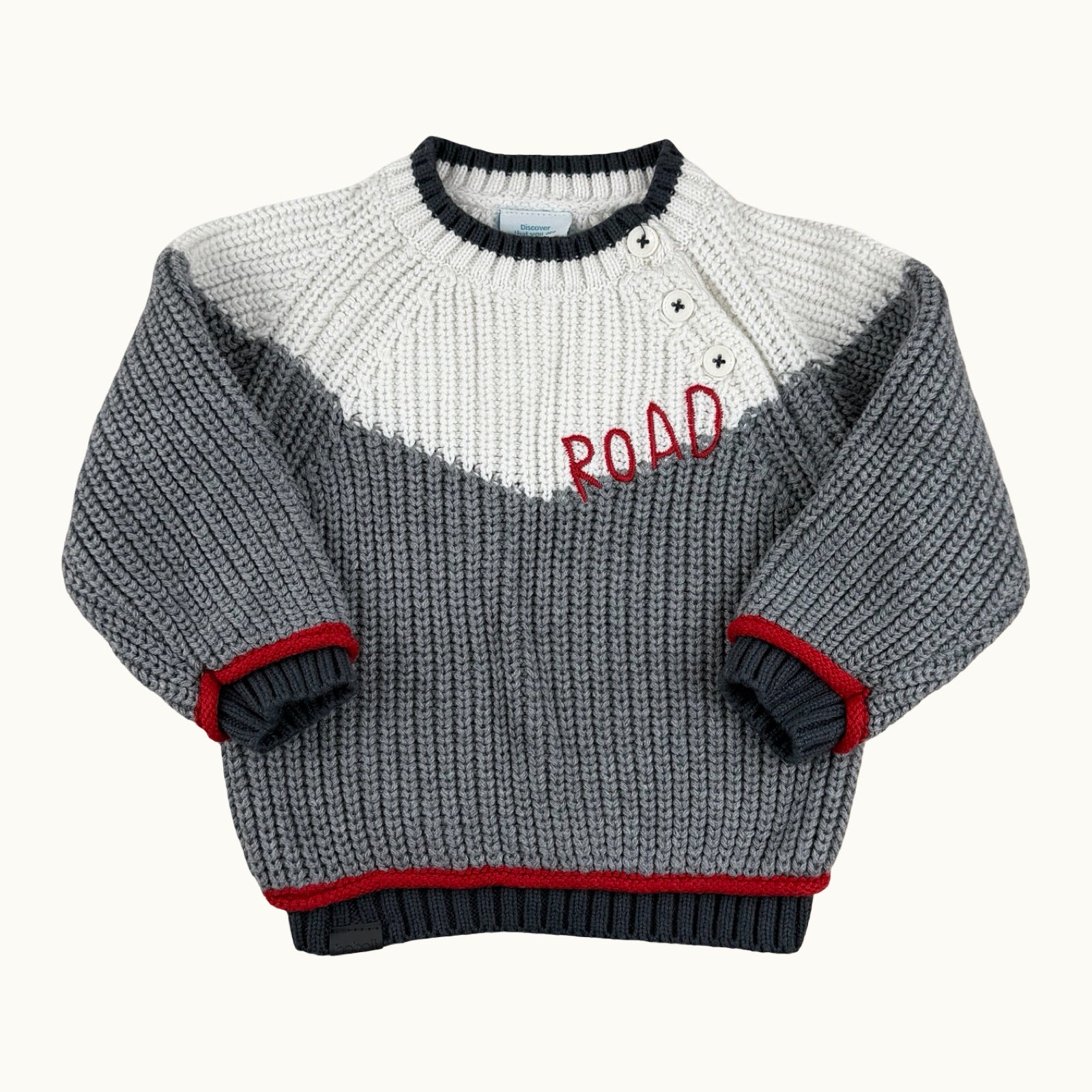 Pull grosse maille Boboli - 9 mois