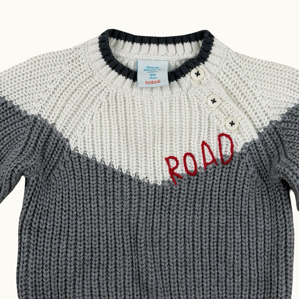 Pull grosse maille Boboli - 9 mois