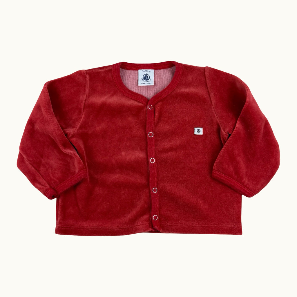 Gilet velours Petit Bateau - 9 mois