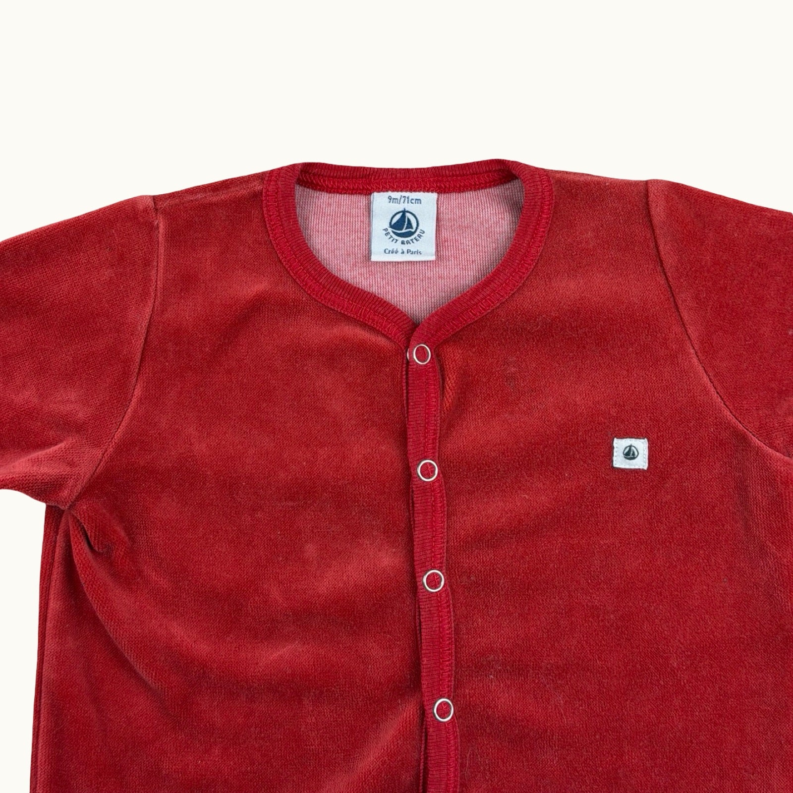 Gilet velours Petit Bateau - 9 mois