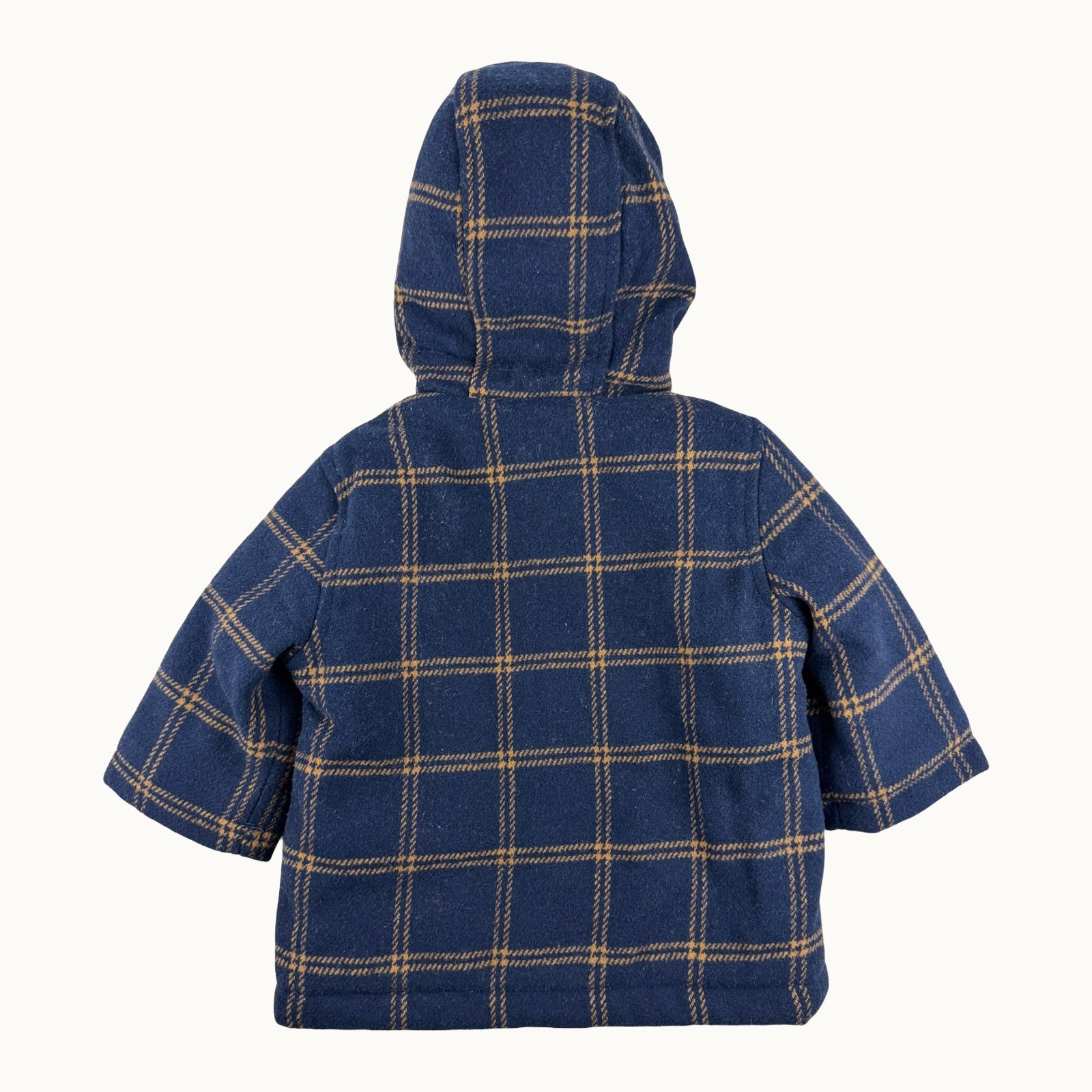 Veste à capuche à carreaux - 9 mois