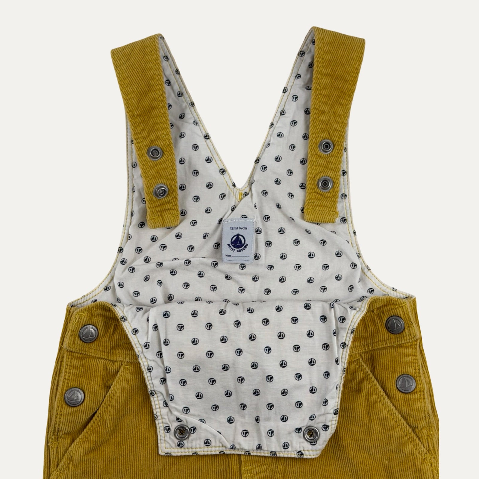 Combinaison en velours côtelé Petit Bateau - 12 mois