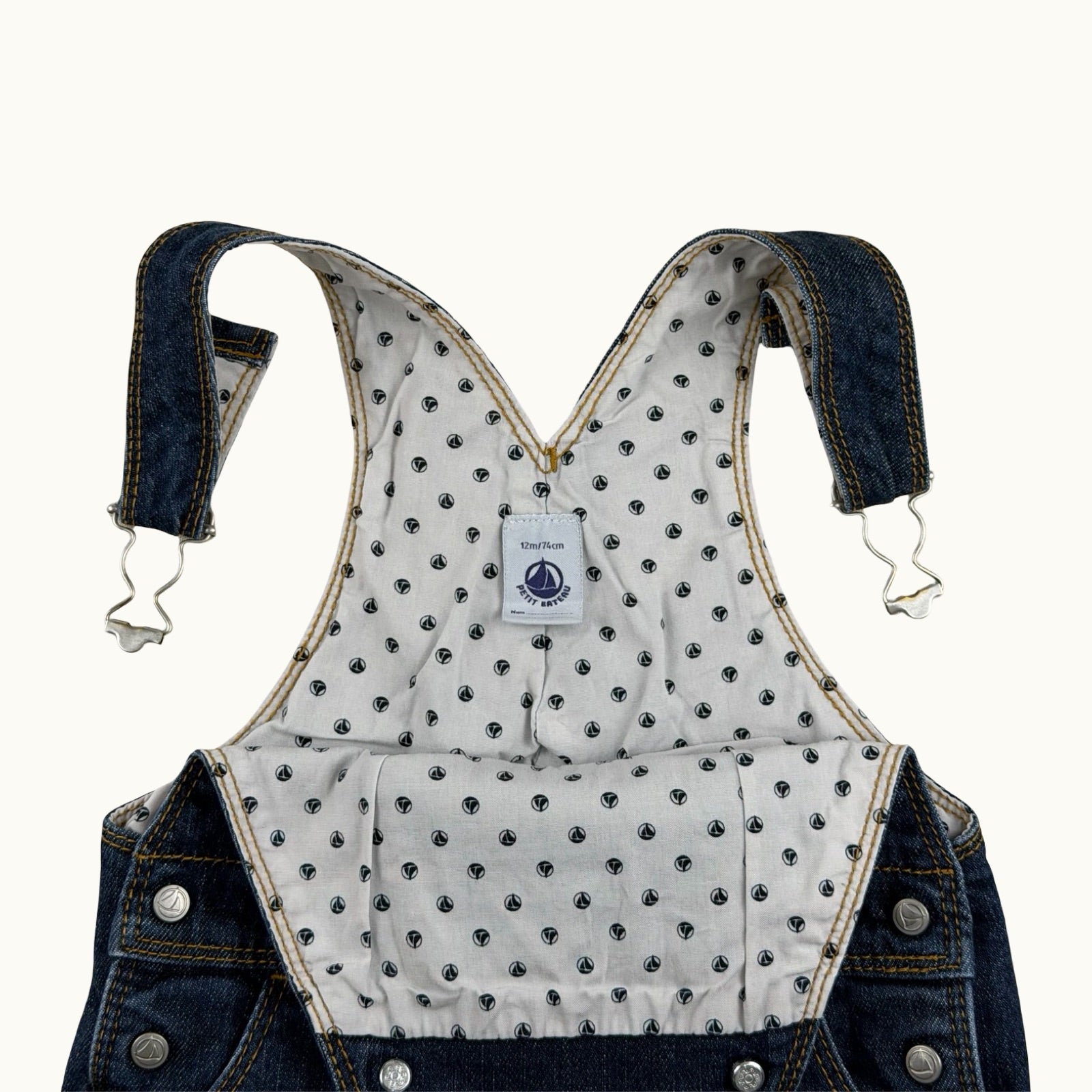 Salopette en jean Petit Bateau - 12 mois