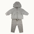 Ensemble 2 pièces tissu gaufré - 9 mois