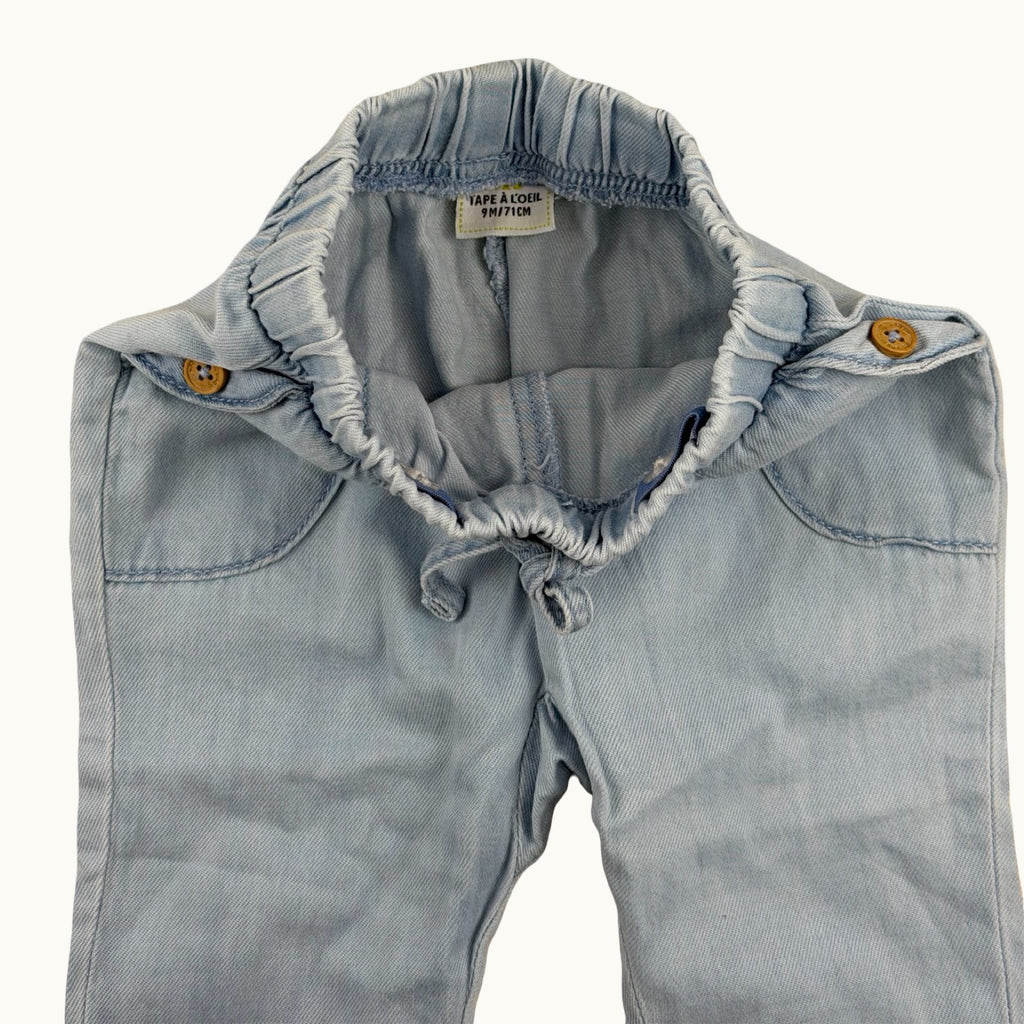 Pantalon couleur jean TAO - 9 mois