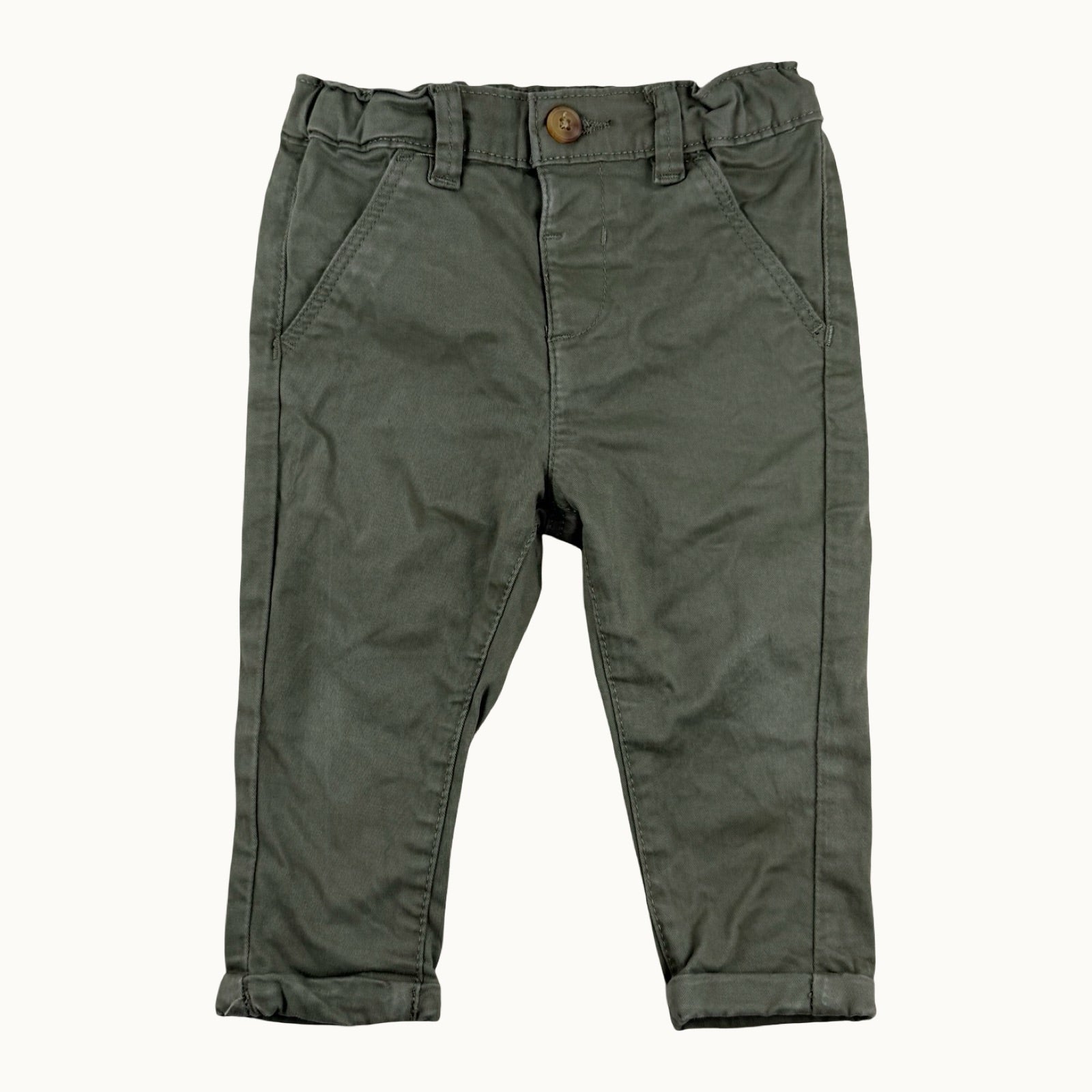 Pantalon chino kaki - 9 mois