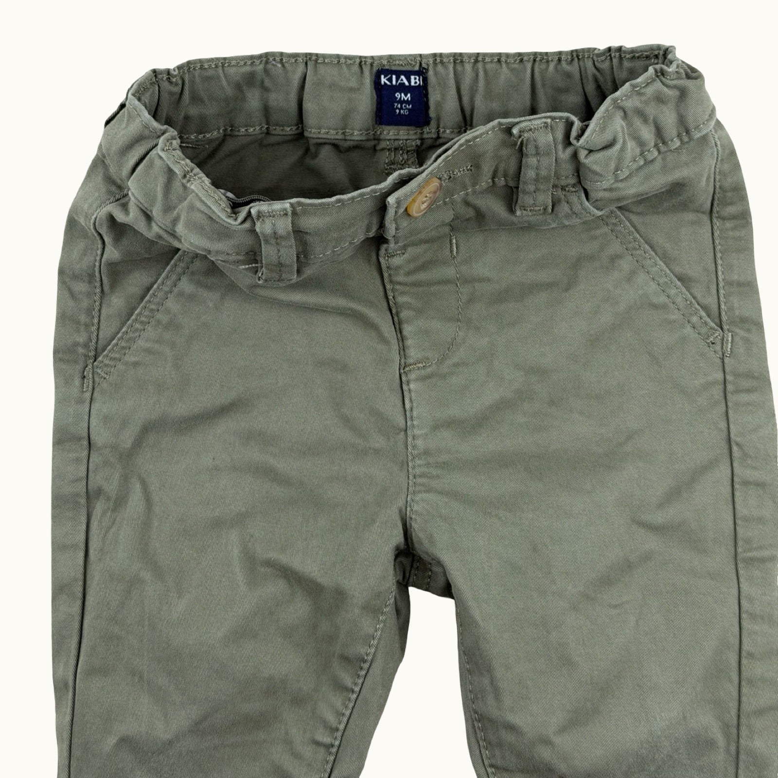 Pantalon chino kaki - 9 mois