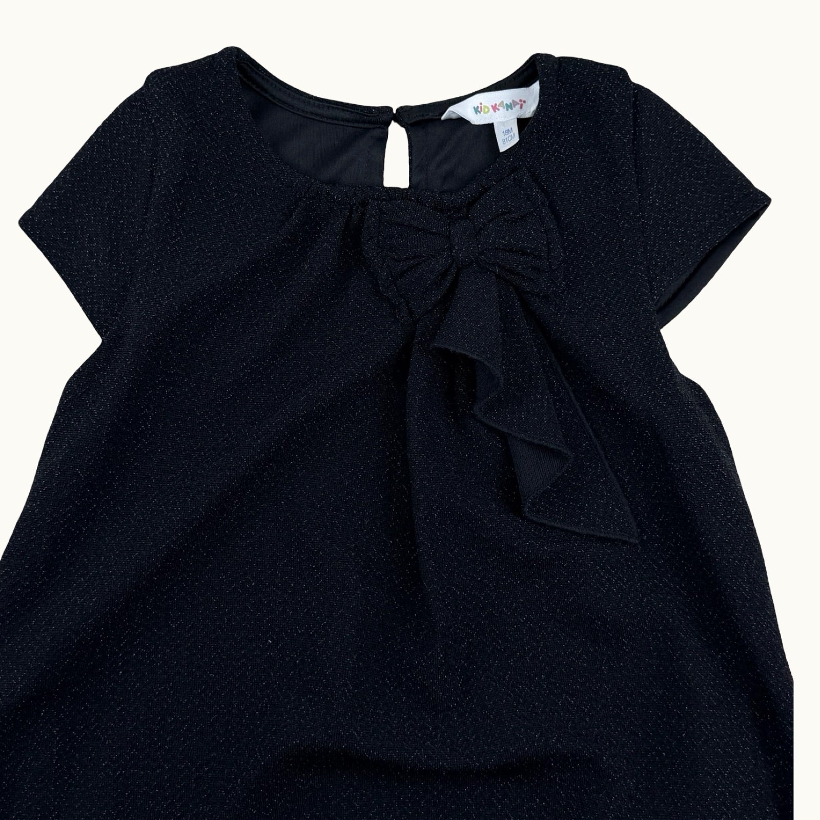 Robe bulle avec nœud - 18 mois