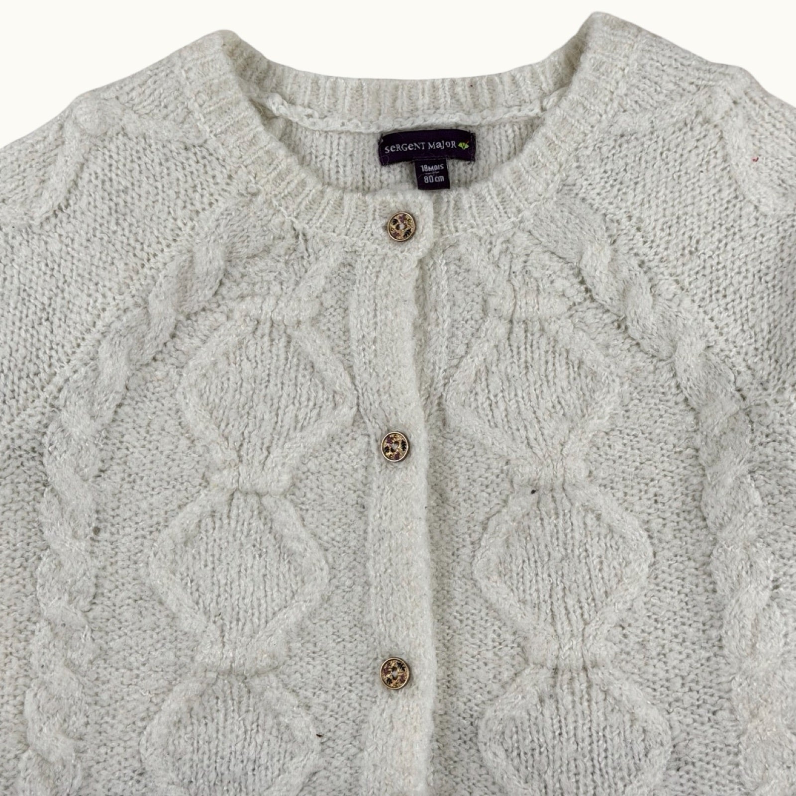 Gilet en maille Sergent Major - 18 mois