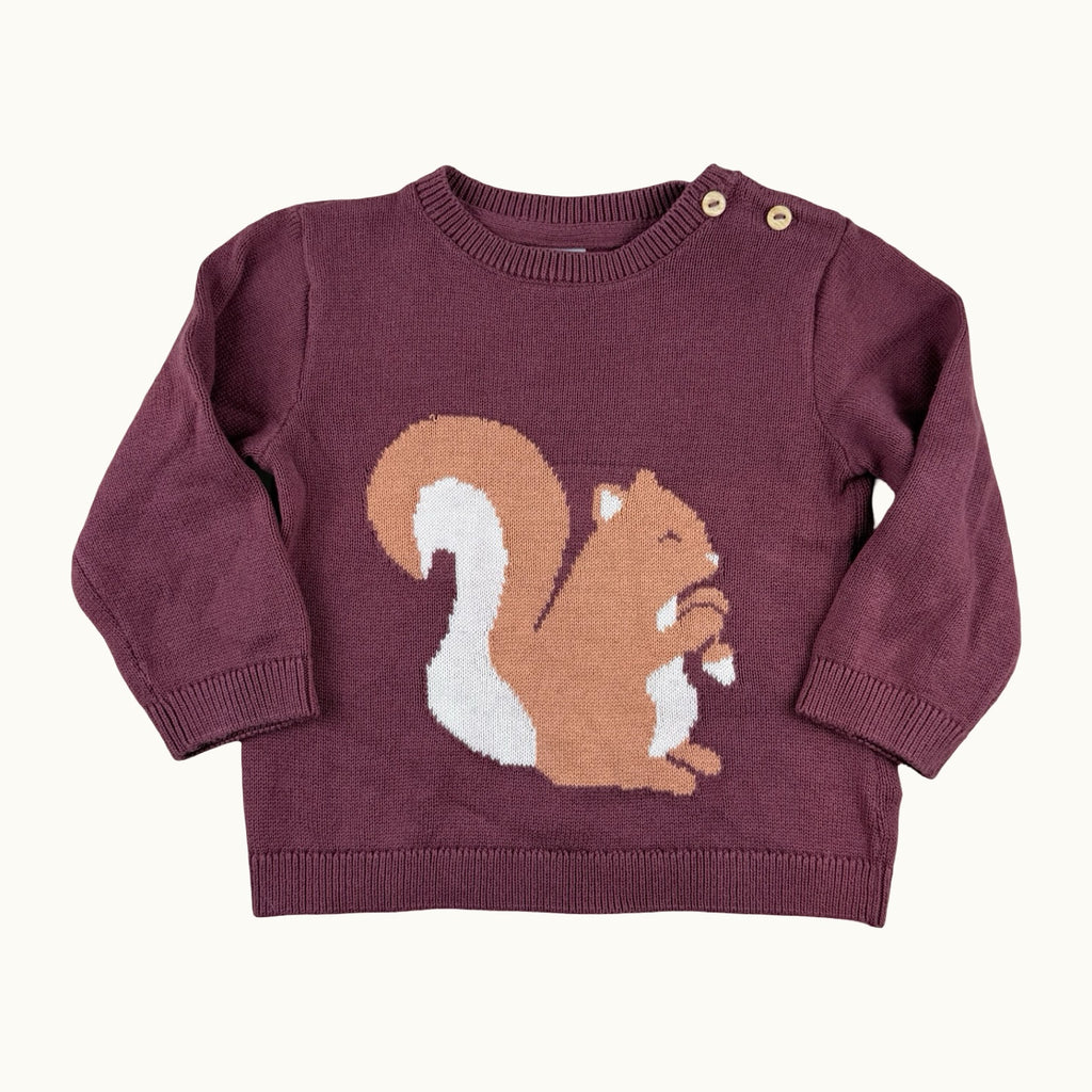 Pull motif écureuil H&M - 24 mois