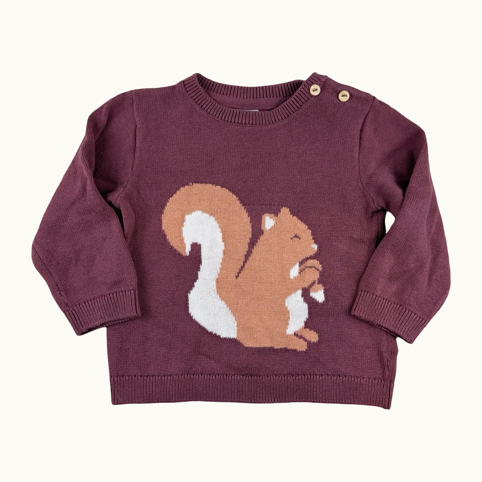 Pull motif écureuil H&M - 24 mois