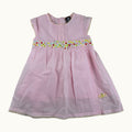 Robe rose avec noeud - 12 mois