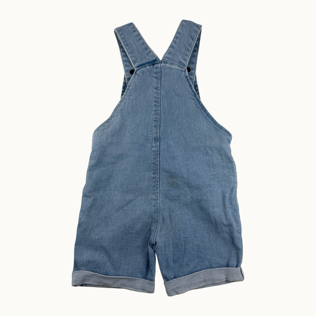 Combishort en jean - 18 mois