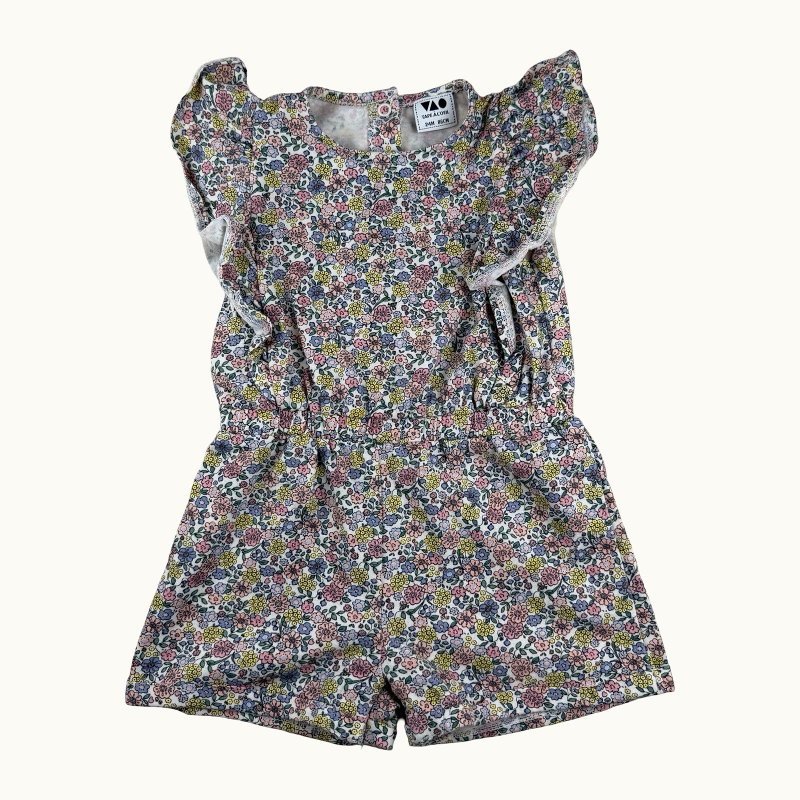 Combishort fleurie TAO - 24 mois