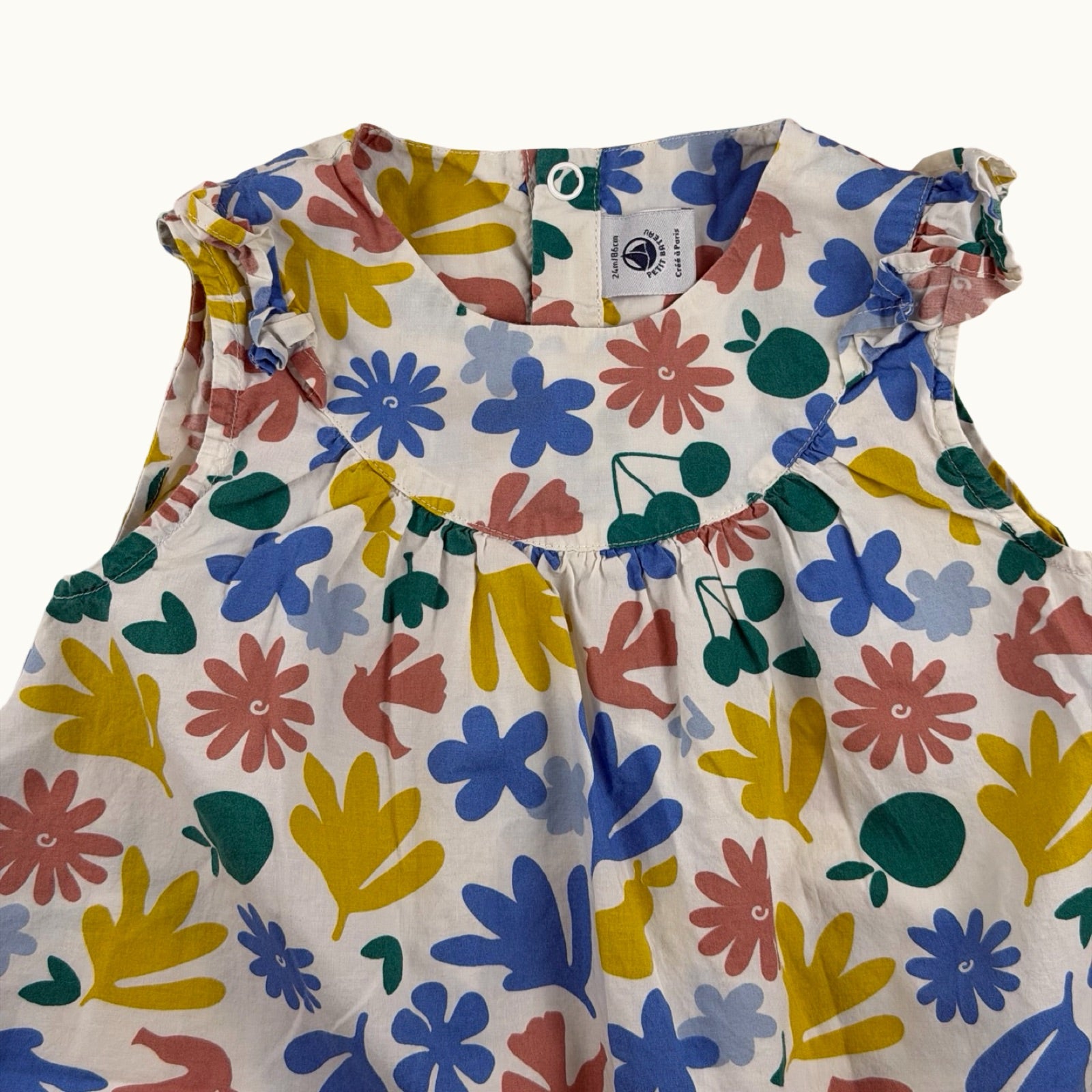 Robe fleurie Petit Bateau - 24 mois
