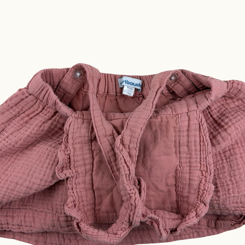 Robe salopette en gaze de coton Vertbaudet - 18 mois