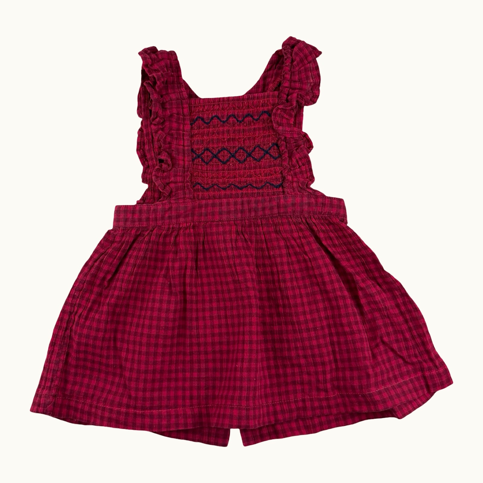 Robe vichy smockée - 9 mois