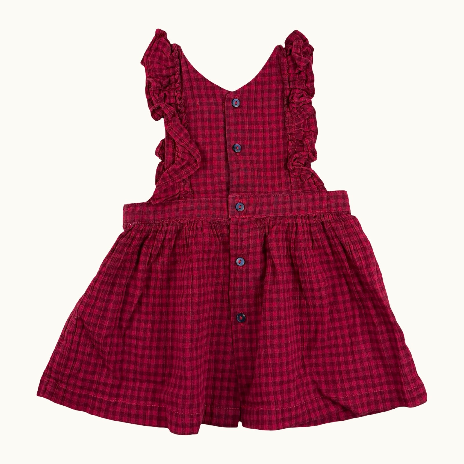 Robe vichy smockée - 9 mois