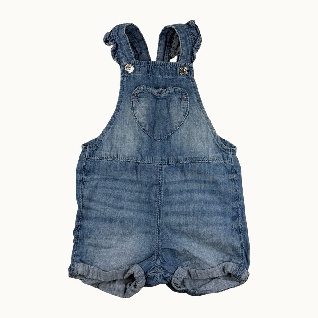 Combishort en jean H&M - 9 mois