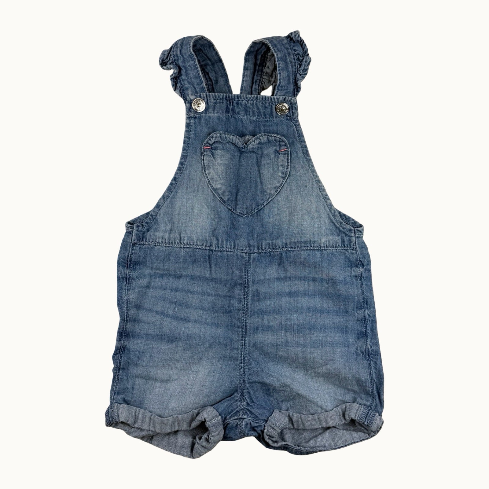 Combishort en jean H&M - 9 mois