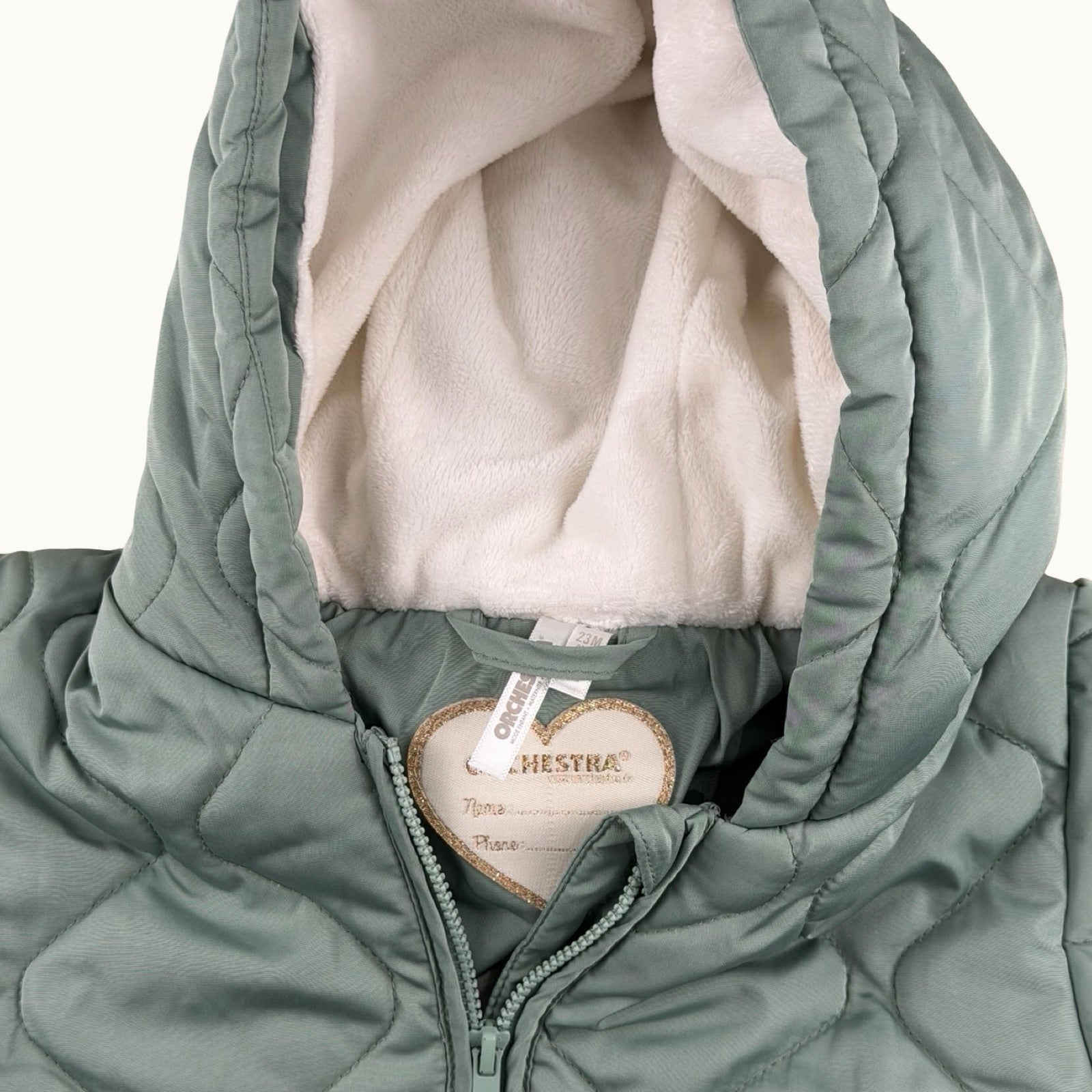 Manteau matelassé fourré - 23 mois