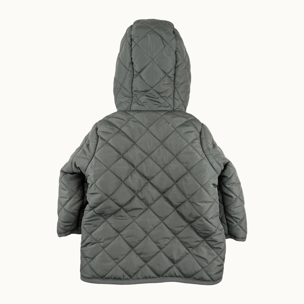 Manteau matelassé capuche sherpa - 12 mois