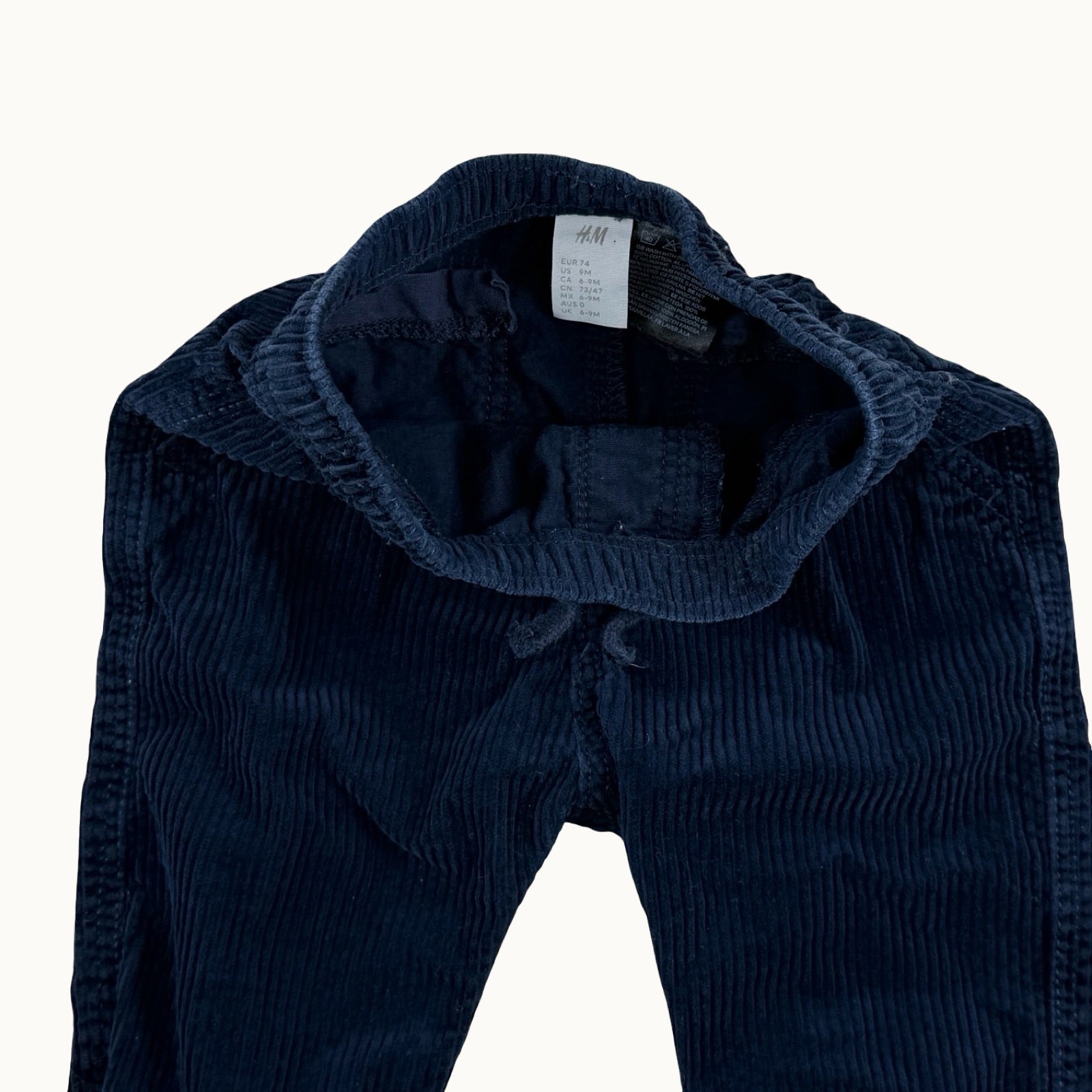 Pantalon velours côtelé H&M - 9 mois