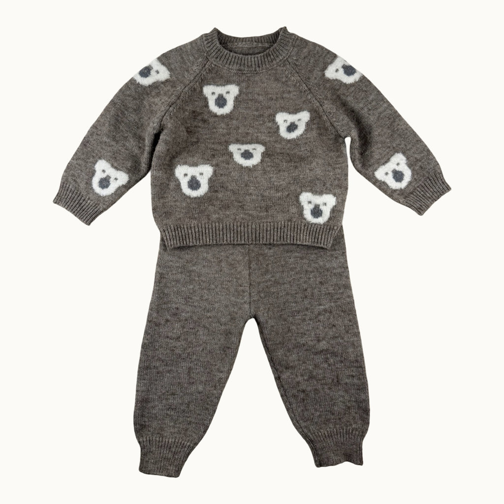 Ensemble pull ours et pantalon - 9 mois