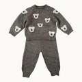 Ensemble pull ours et pantalon - 9 mois