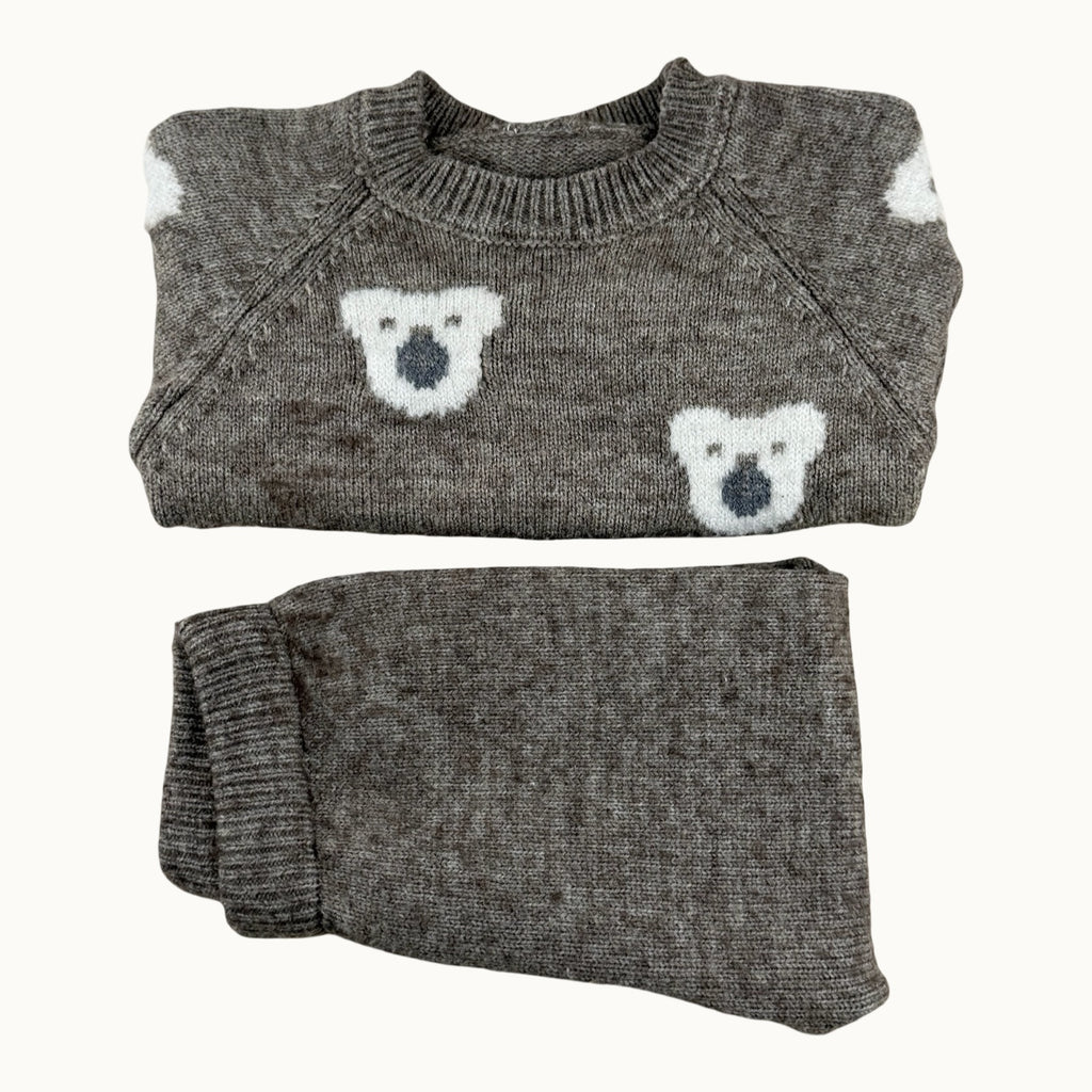 Ensemble pull ours et pantalon - 9 mois
