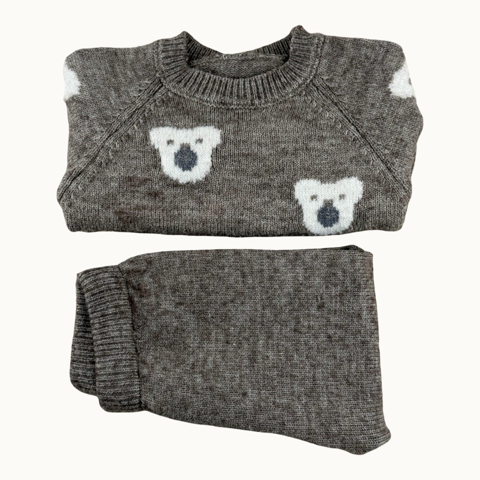 Ensemble pull ours et pantalon - 9 mois
