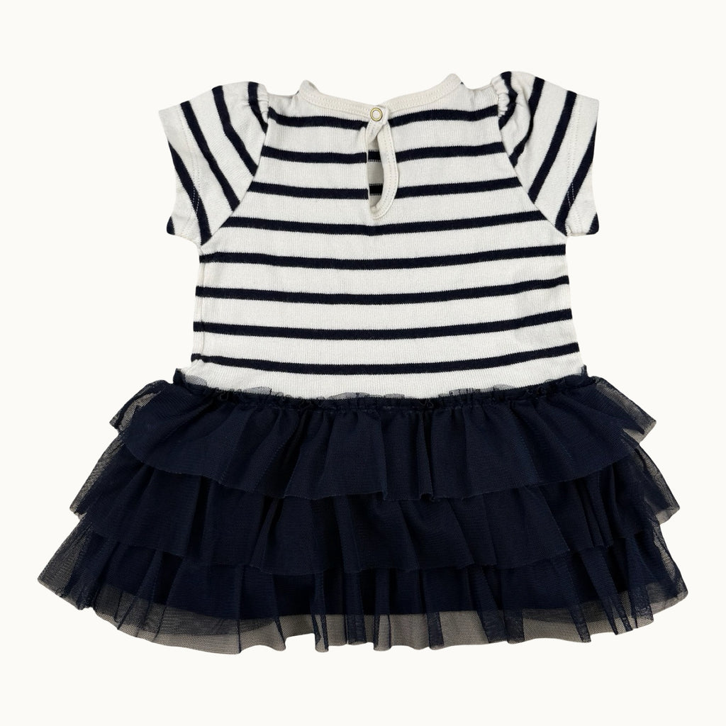 Robe marinière tulle Petit Bateau - 6 mois