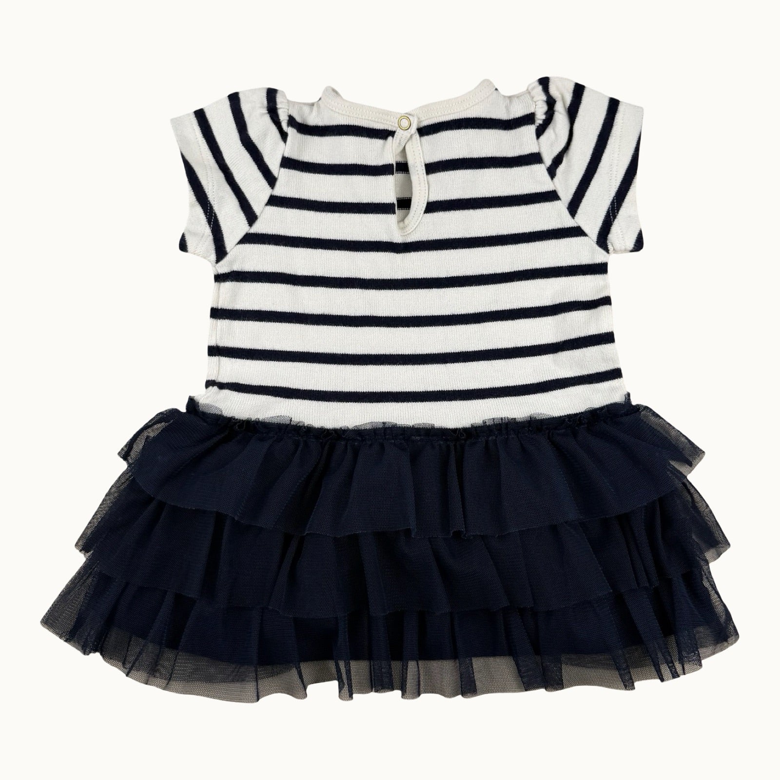 Robe marinière tulle Petit Bateau - 6 mois