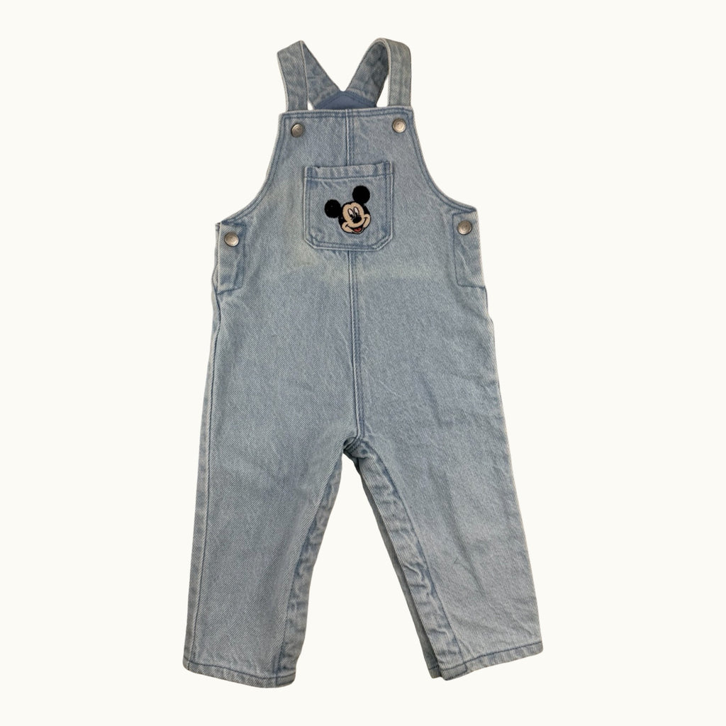 Salopette en jean Mickey - 9 mois