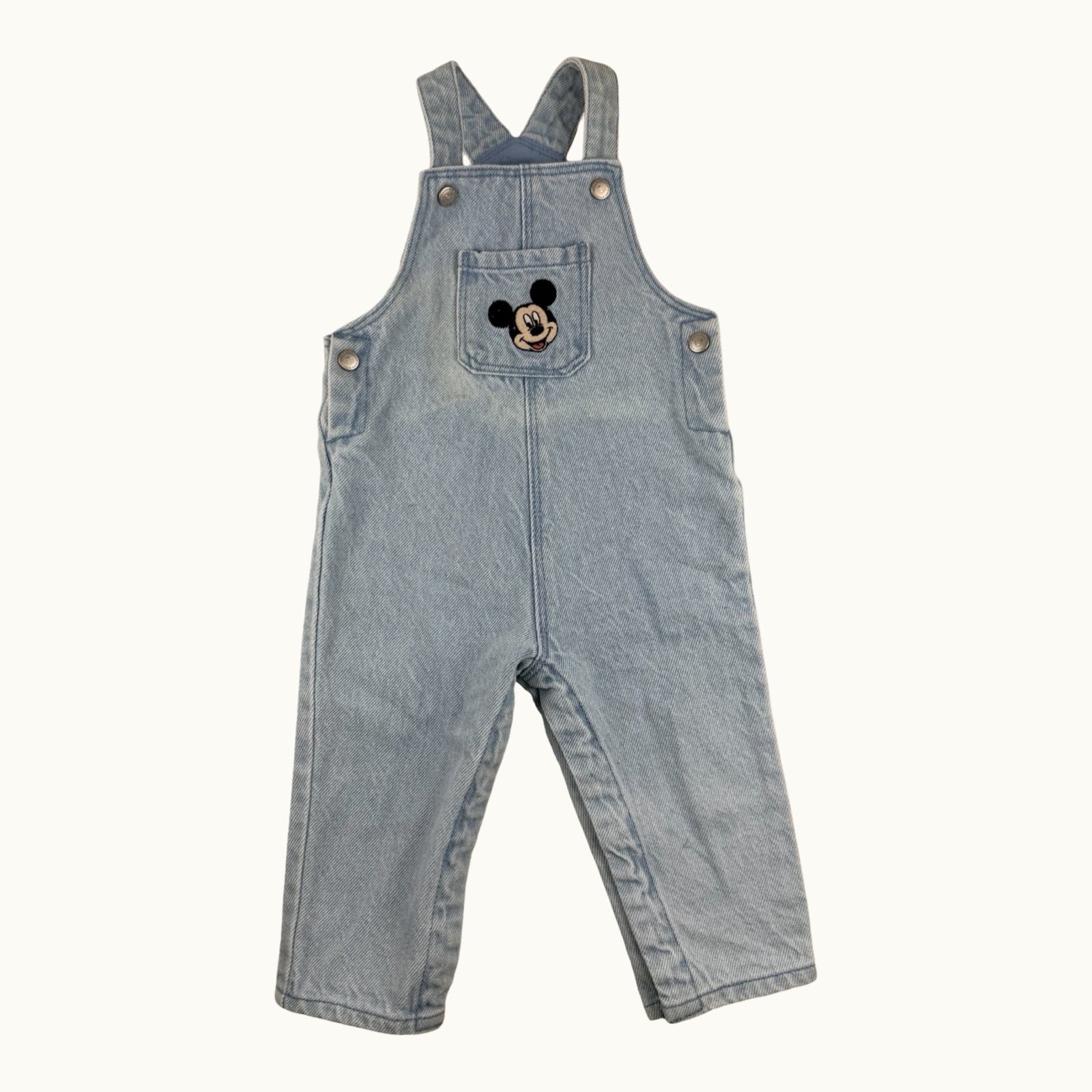 Salopette en jean Mickey - 9 mois