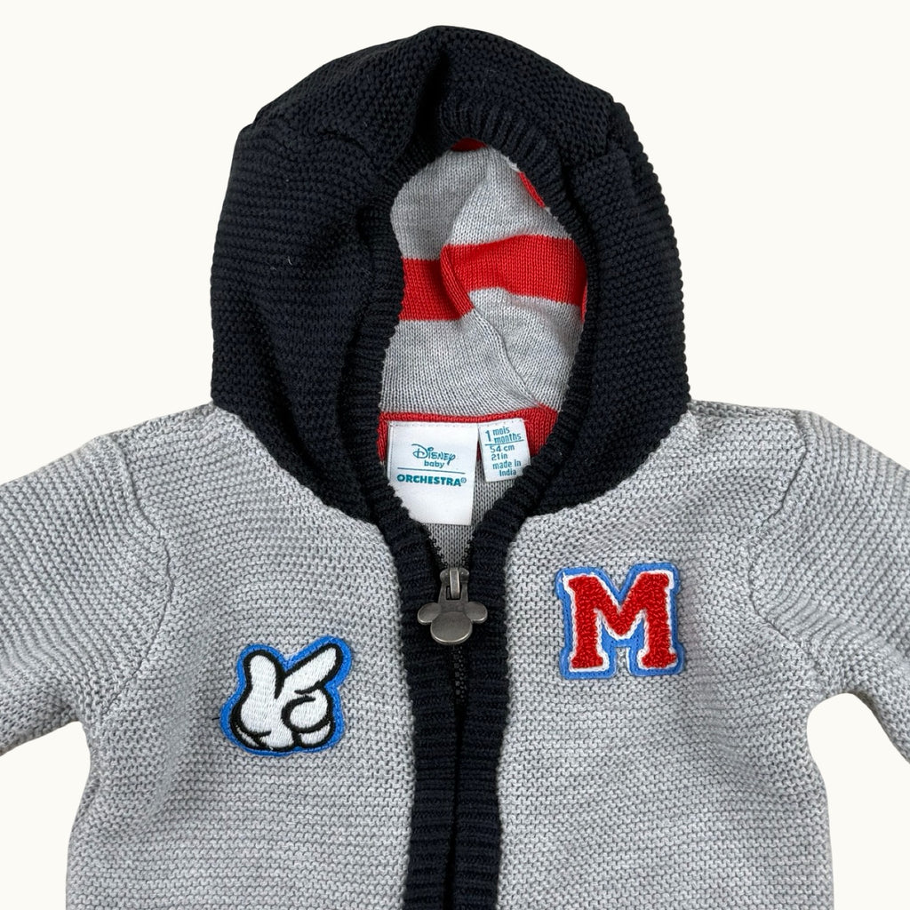 Gilet zippé Mickey Disney Baby Orchestra - 1 mois
