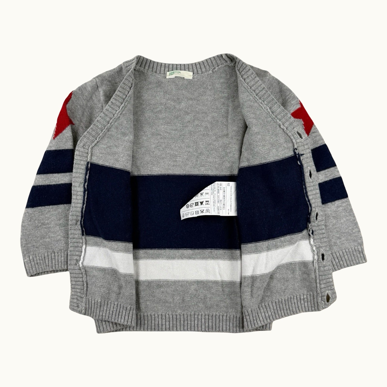 Cardigan en maille Benetton - 3 mois