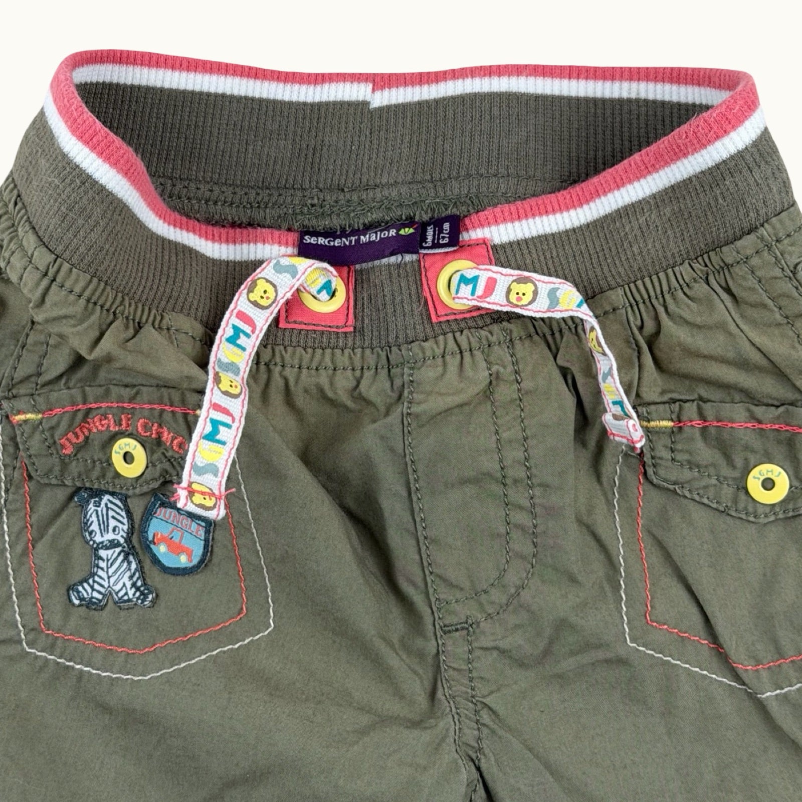 Short avec patchs Sergent Major - 6 mois