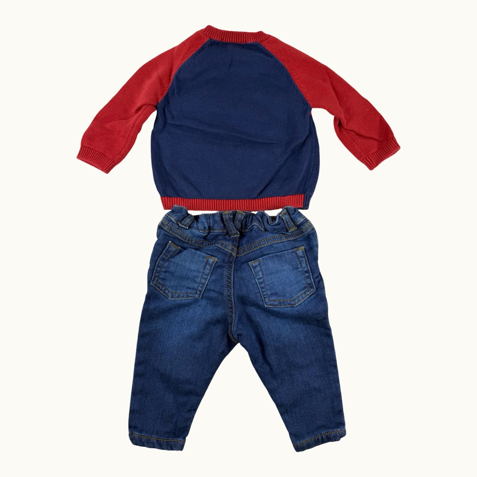 Ensemble pull et jean DPAM - 6 mois