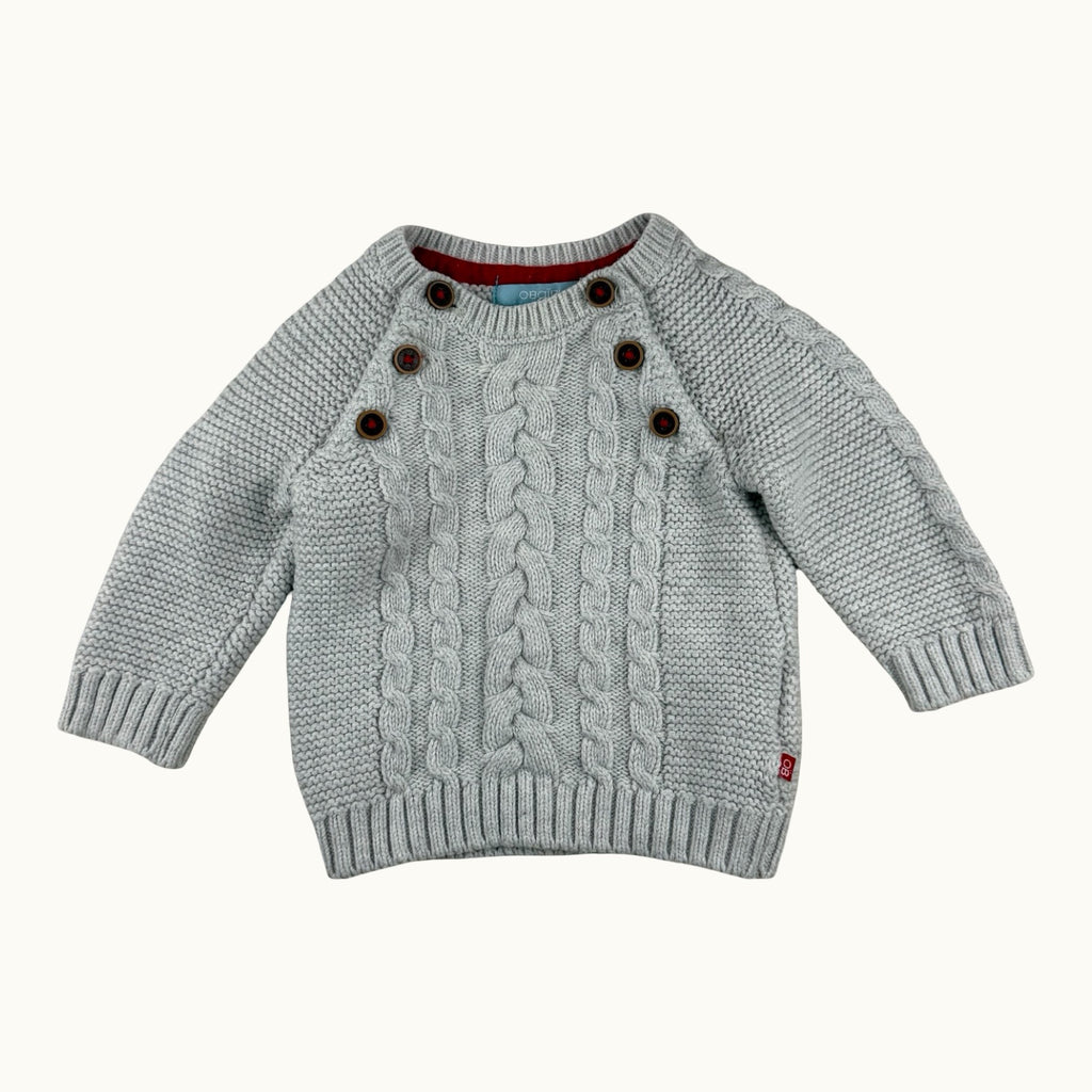 Pull torsadé Obaïbi - 3 mois