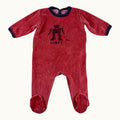 Pyjama velours Petit Bateau - 3 mois