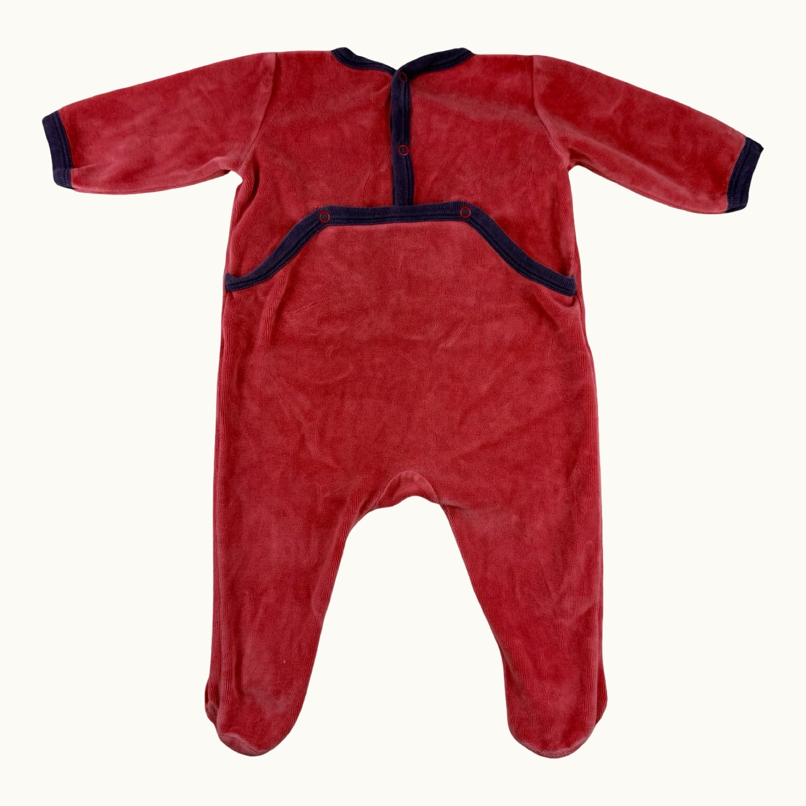 Pyjama velours Petit Bateau - 3 mois