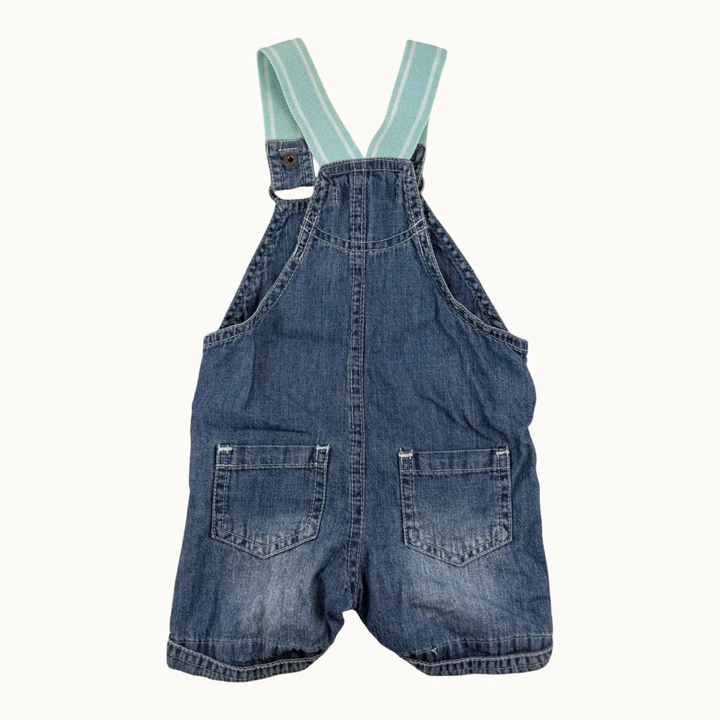 Combishort en jean - 3 mois