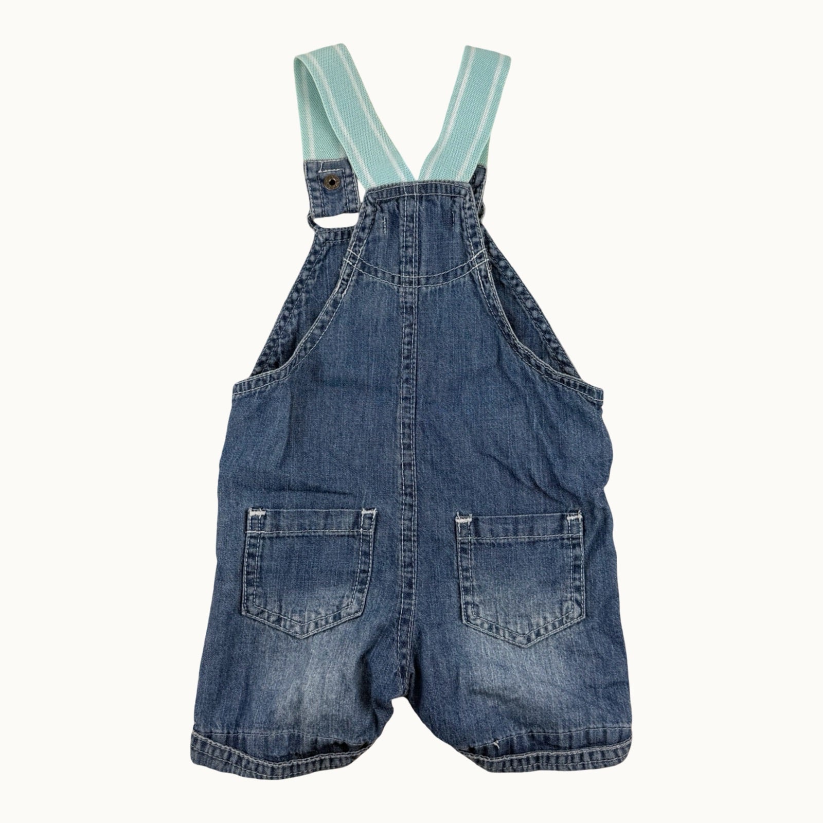 Combishort en jean - 3 mois