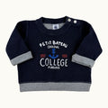 Sweat "Collège Marins" Petit Bateau - 3 mois