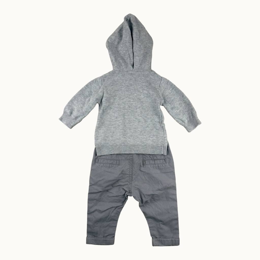Ensemble pull et jean Lulu Castagnette - 3 mois