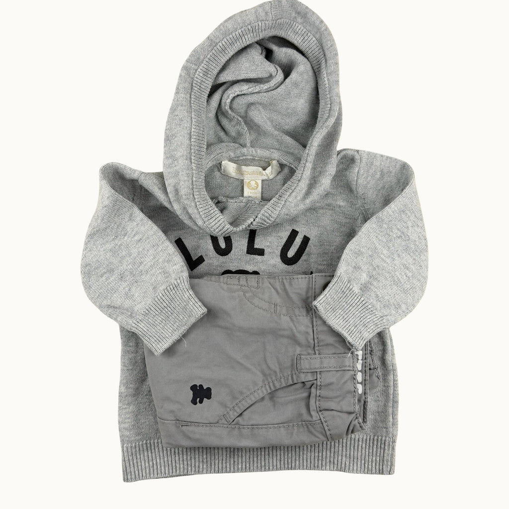 Ensemble pull et jean Lulu Castagnette - 3 mois