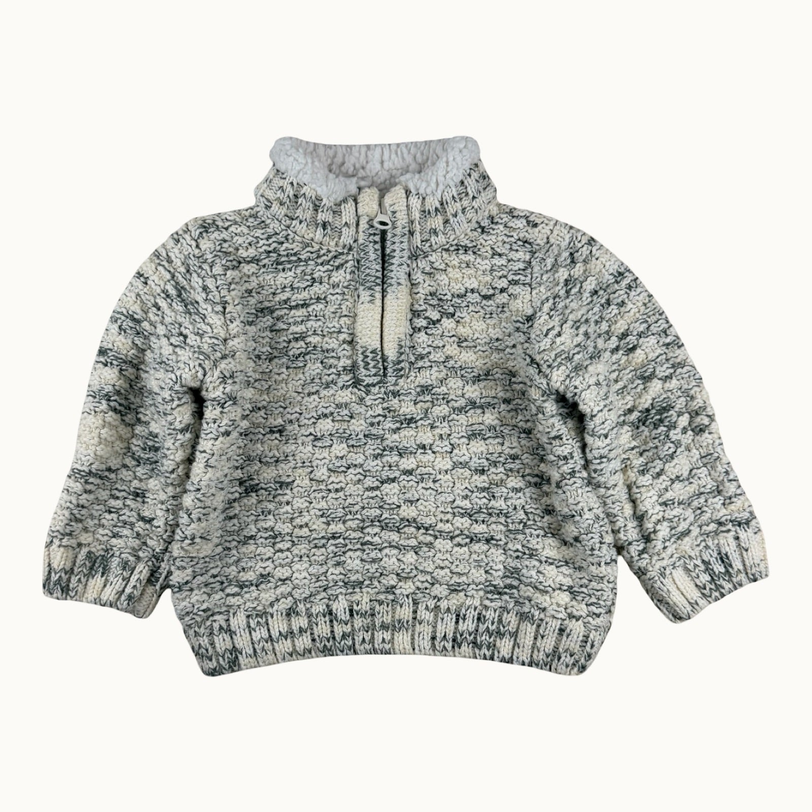 Pull tricot chiné TAO - 3 mois