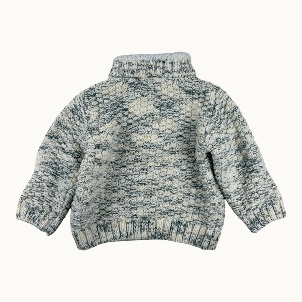 Pull tricot chiné TAO - 3 mois